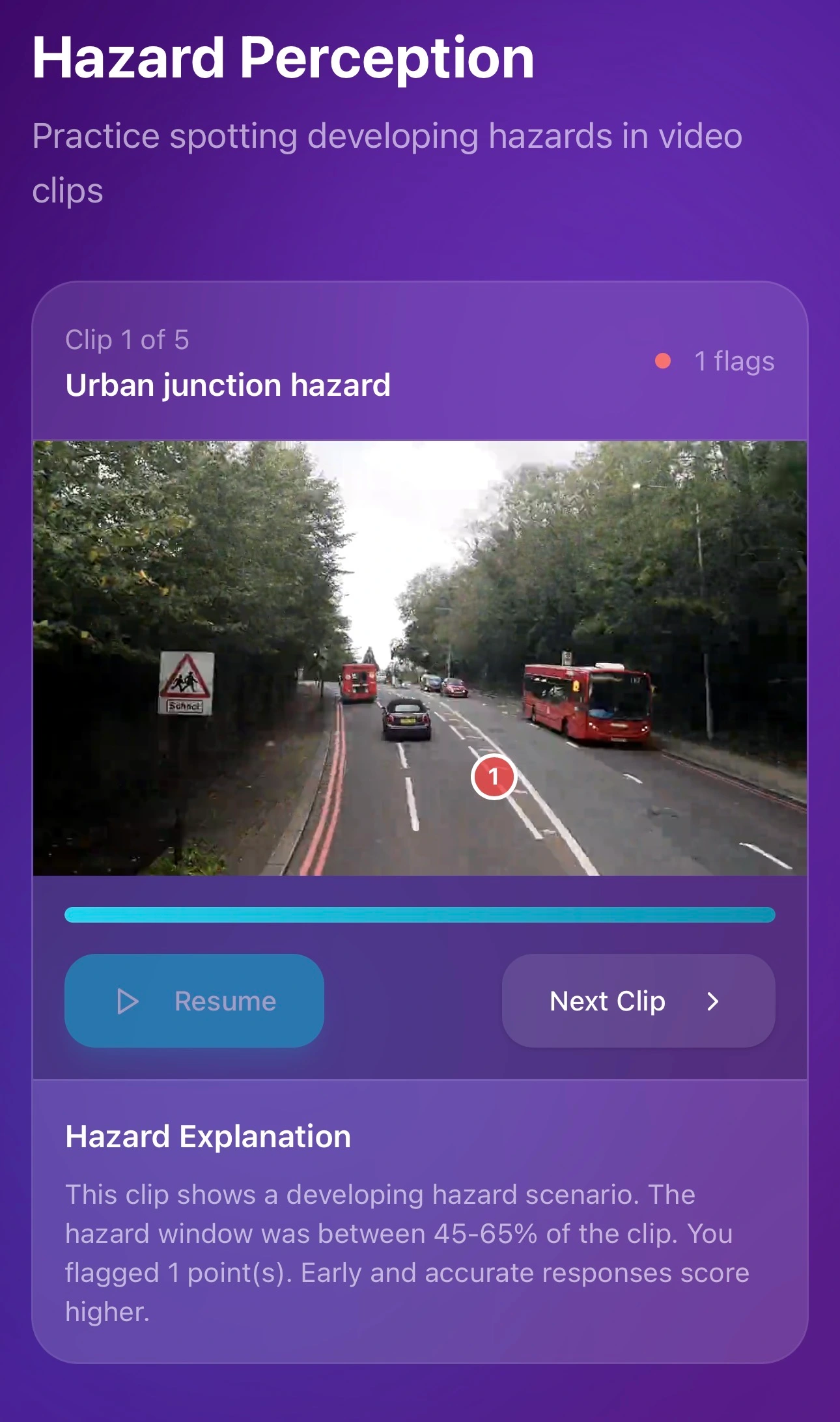 Hazard Screen